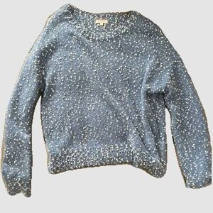 Blue Speckled Women's Sweater
